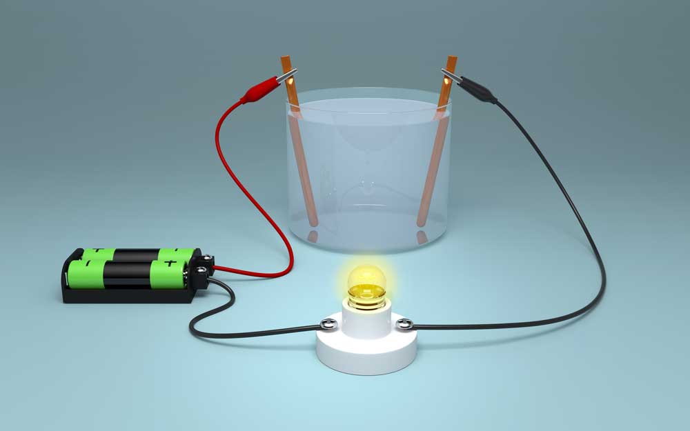 Treating water using electricity